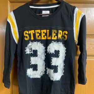 Pittsburgh Steelers Victoria’s Secret Pink size M Three Quarter length shirt